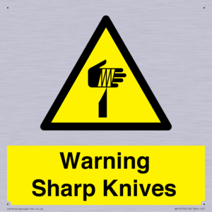 Warning Sharp Knives